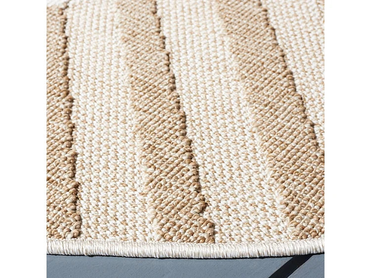 Tapis Japandi Carré Beige Clair - Pax