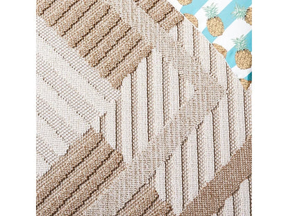 Tapis Japandi Carré Beige Clair - Pax