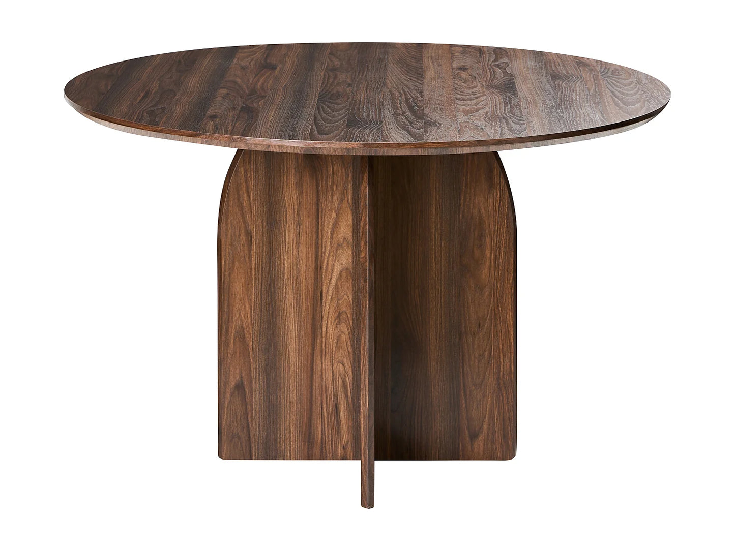 Table Repas Japandi Marron Foncé 120cm - Yarra