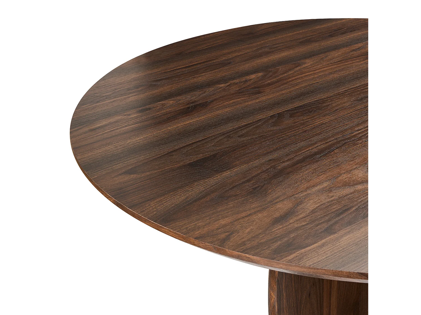 Table Repas Japandi Marron Foncé 120cm - Yarra