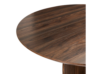 Table Repas Japandi Marron Foncé 120cm - Yarra