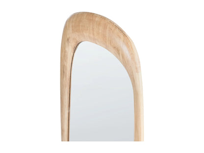 Miroir Rectangulaire Japandi Teinte Marron - Trizay
