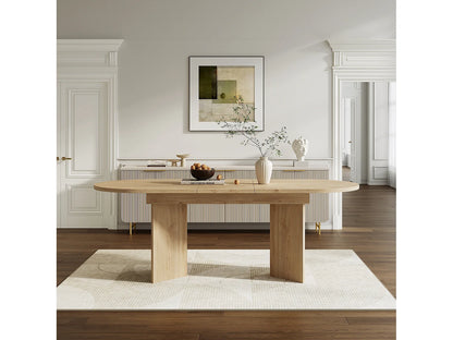 Table Extensible Japandi Style Simple Naturel - Simple