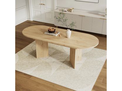 Table Extensible Japandi Style Simple Naturel - Simple