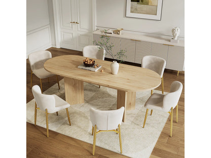 Table Extensible Japandi Style Simple Naturel - Simple