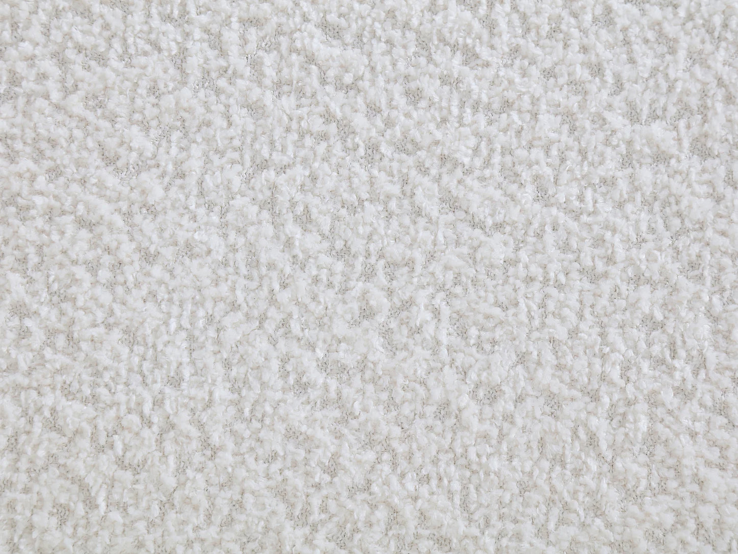 Canapé Japandi Arrondi Bouclette Blanche - Lapiota