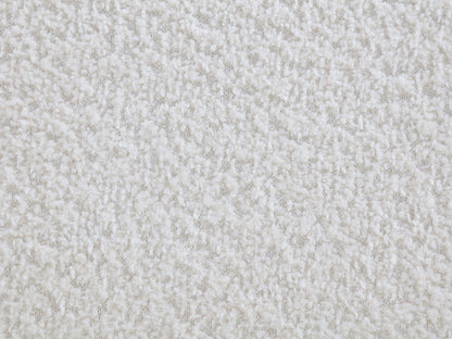 Canapé Japandi Arrondi Bouclette Blanche - Lapiota