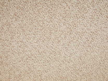Chaise Accoudoirs Japandi Bouclette Taupe - Valenyo