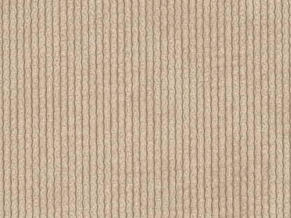 Canapé Japandi Velours Côtelé Beige - Pogni
