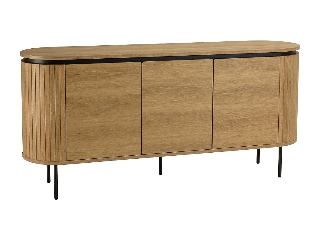 Buffet Arrondi Japandi Trois Portes - Ethan