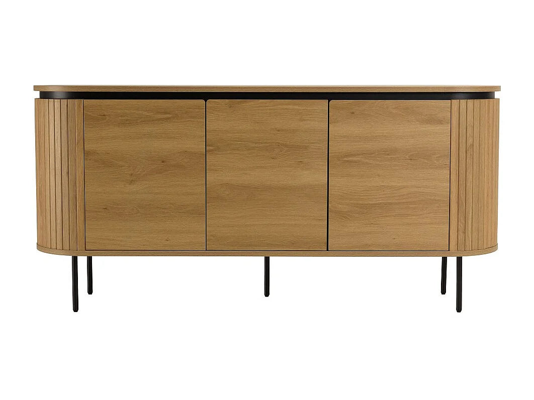 Buffet Arrondi Japandi Trois Portes - Ethan