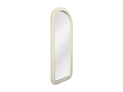 Miroir Arche Japandi Velours Crème - Risali