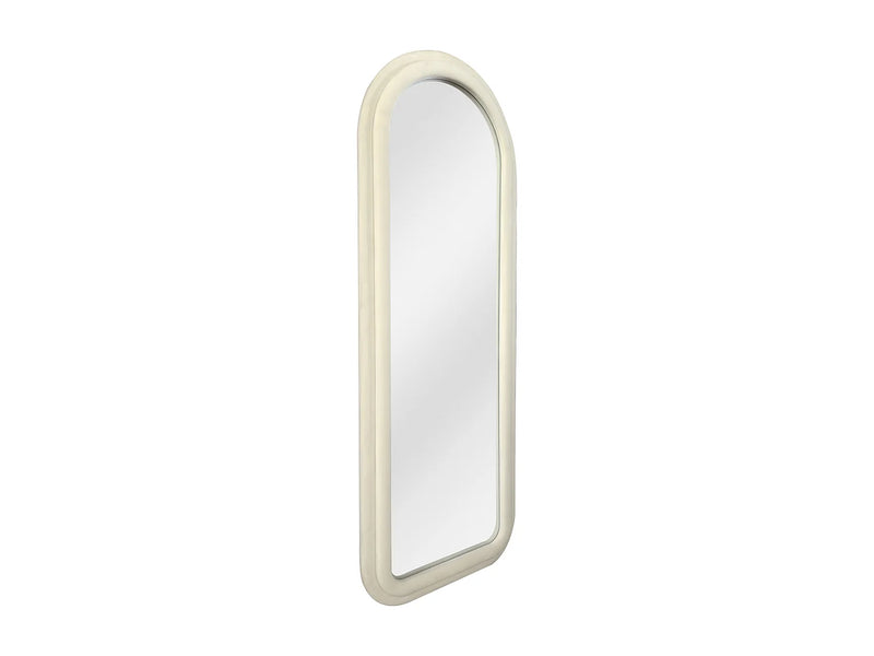 Miroir Arche Japandi Velours Crème - Risali