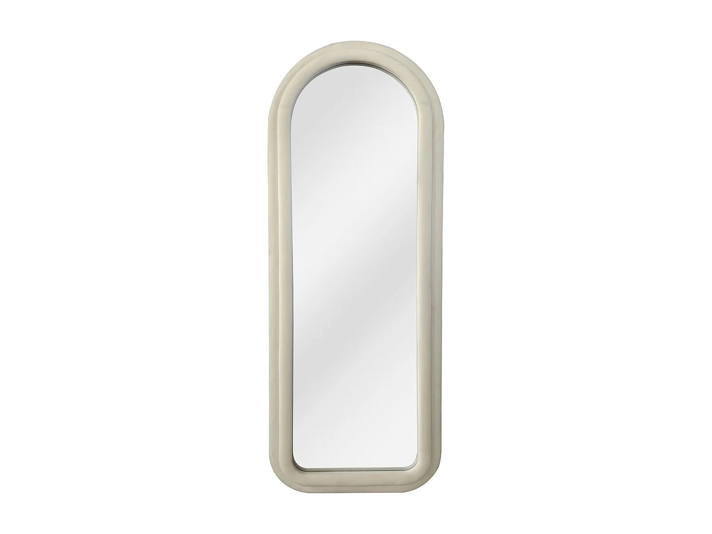 Miroir Arche Japandi Velours Crème - Risali