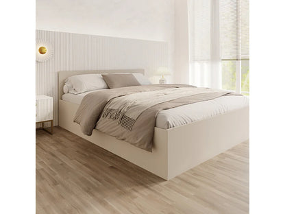 Lit Coffre Japandi Sommier Relevable Cachemire - Paris