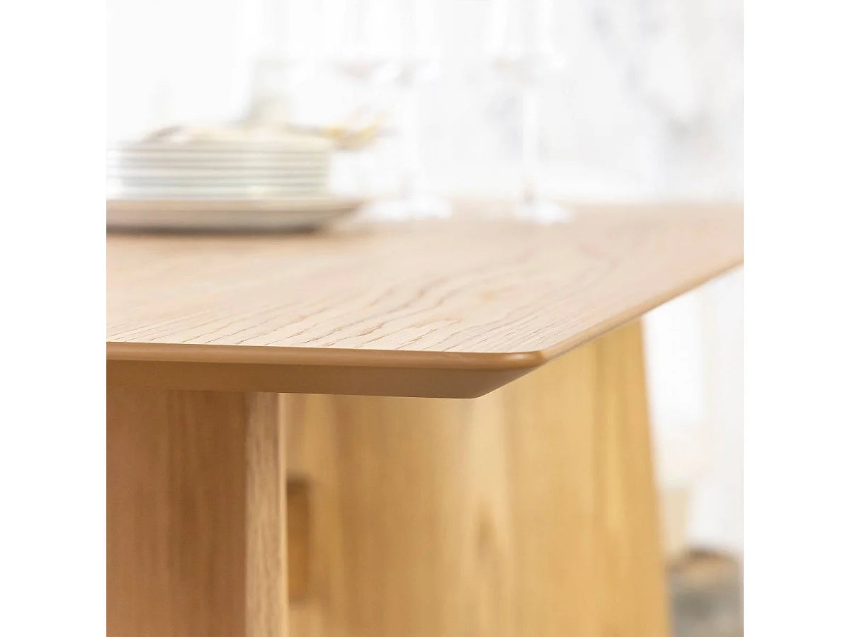Table Chêne Japandi Bois Massif - Almaric