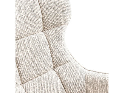Fauteuil Japandi Pivotant Bouclette Chiné - Baltasar