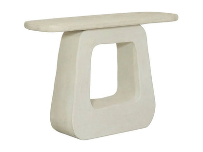 Console Pied Japandi Central Blanc - Danae