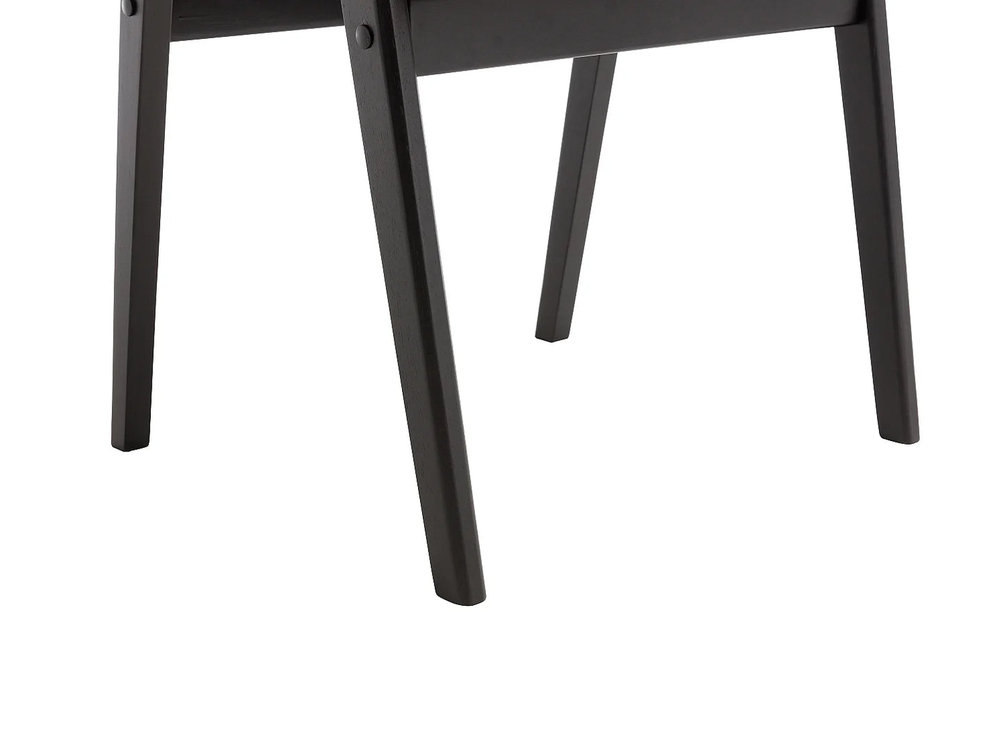 Chaise Accoudoirs Japandi Bouclette Taupe Noir - Soluna