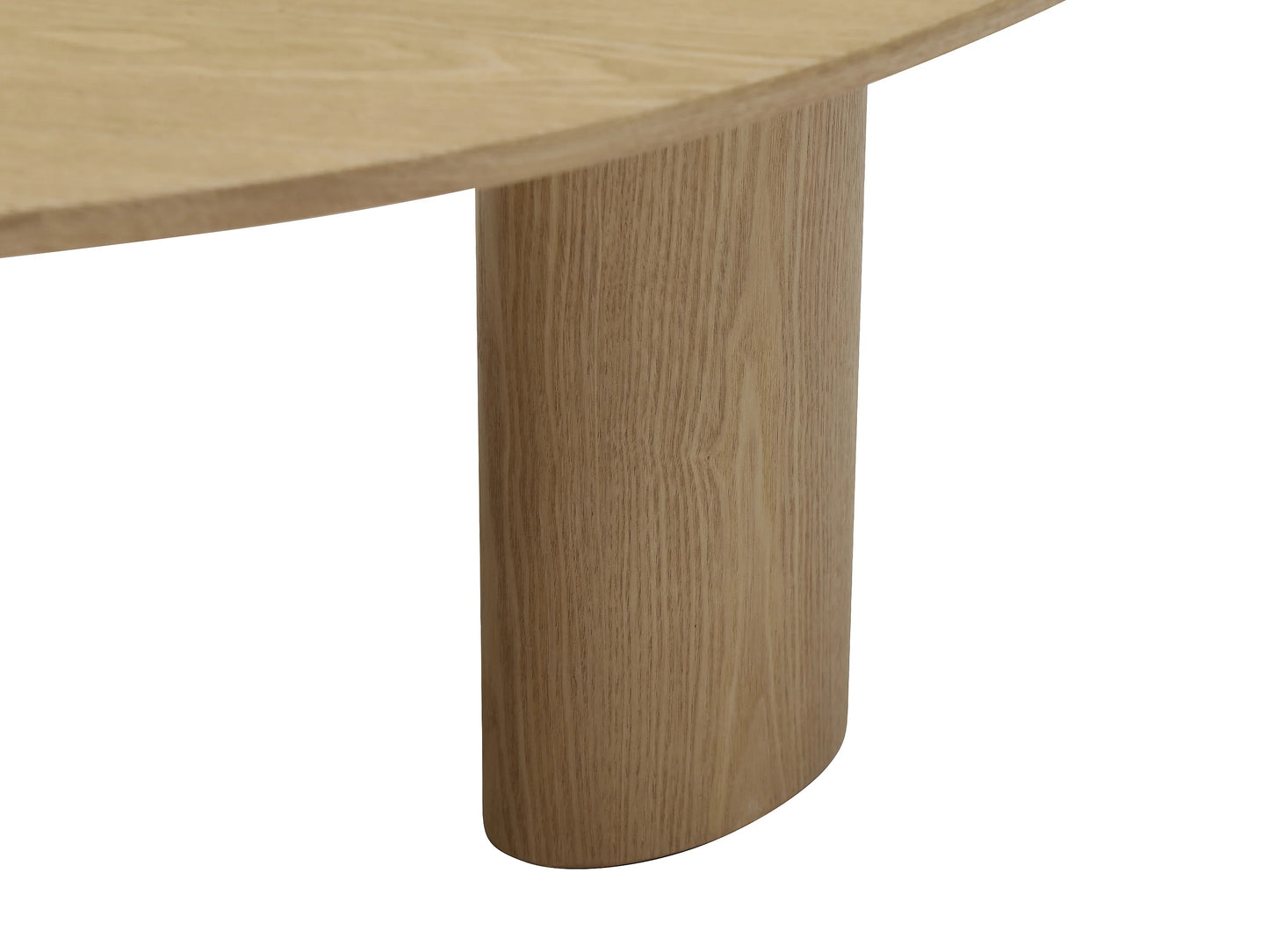 Table Basse Japandi Organique Bois Clair - Calynor