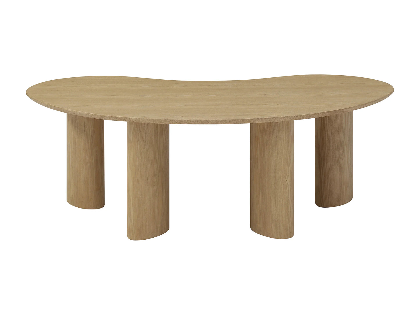 Table Basse Japandi Organique Bois Clair - Calynor