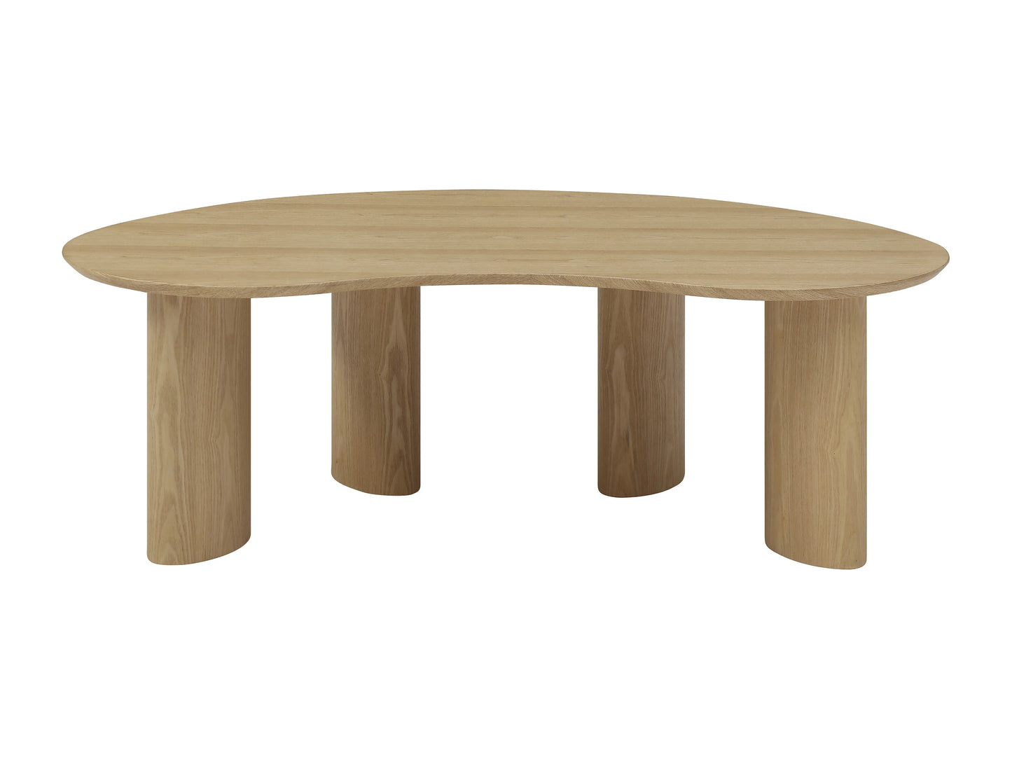Table Basse Japandi Organique Bois Clair - Calynor