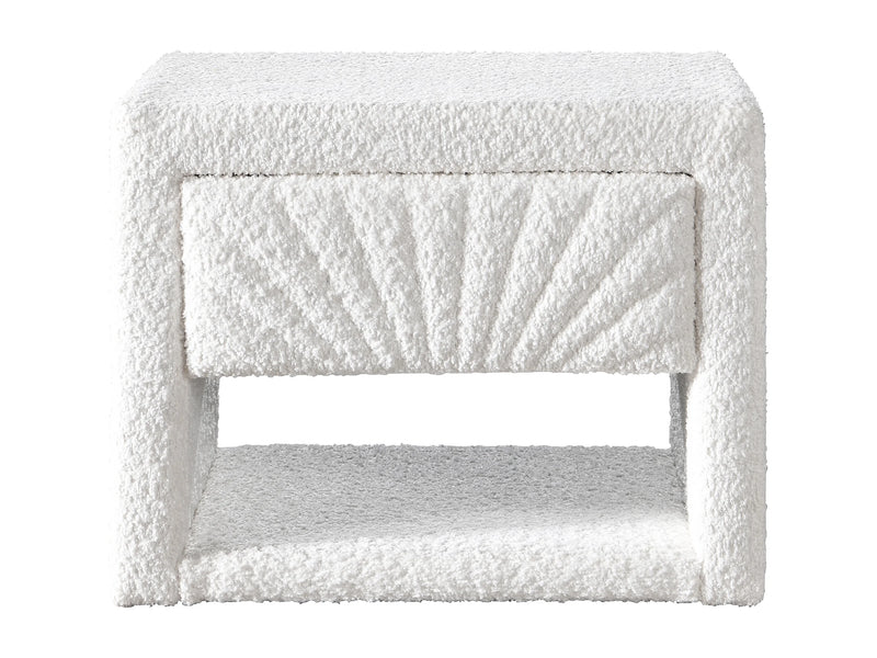Duo Chevets Japandi Bouclette Blanc Niche - Ulami