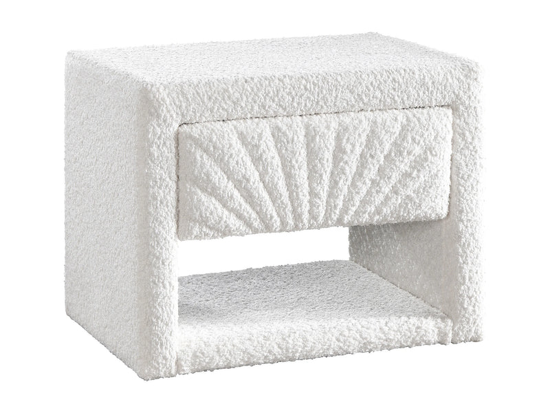 Duo Chevets Japandi Bouclette Blanc Niche - Ulami