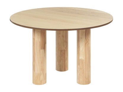 Table Ronde Japandi Bois Clair 120cm - Orin