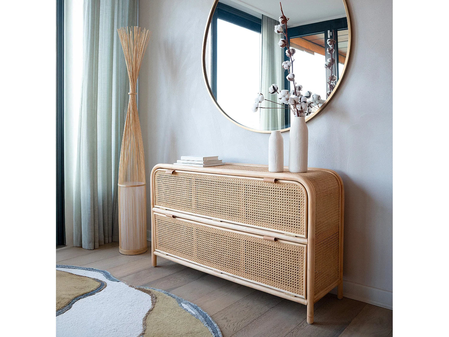 Commode Japandi Rangement Moderne - Alata