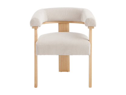 Lot De 2 Chaises Japandi Velours Côtelé Beige - Livelia