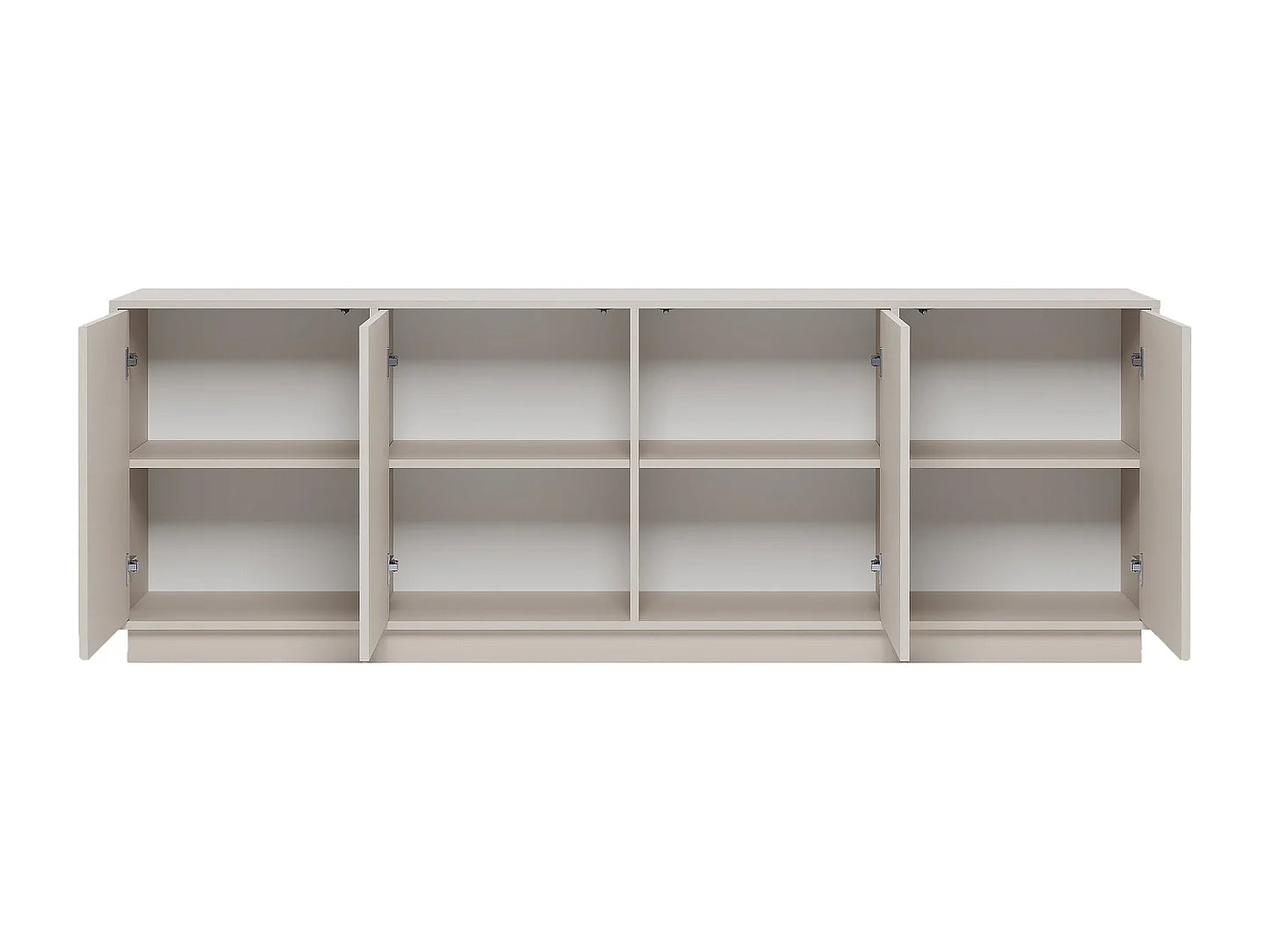 Buffet Quatre Portes Japandi Beige - Mezulia