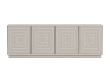 Buffet Quatre Portes Japandi Beige - Mezulia