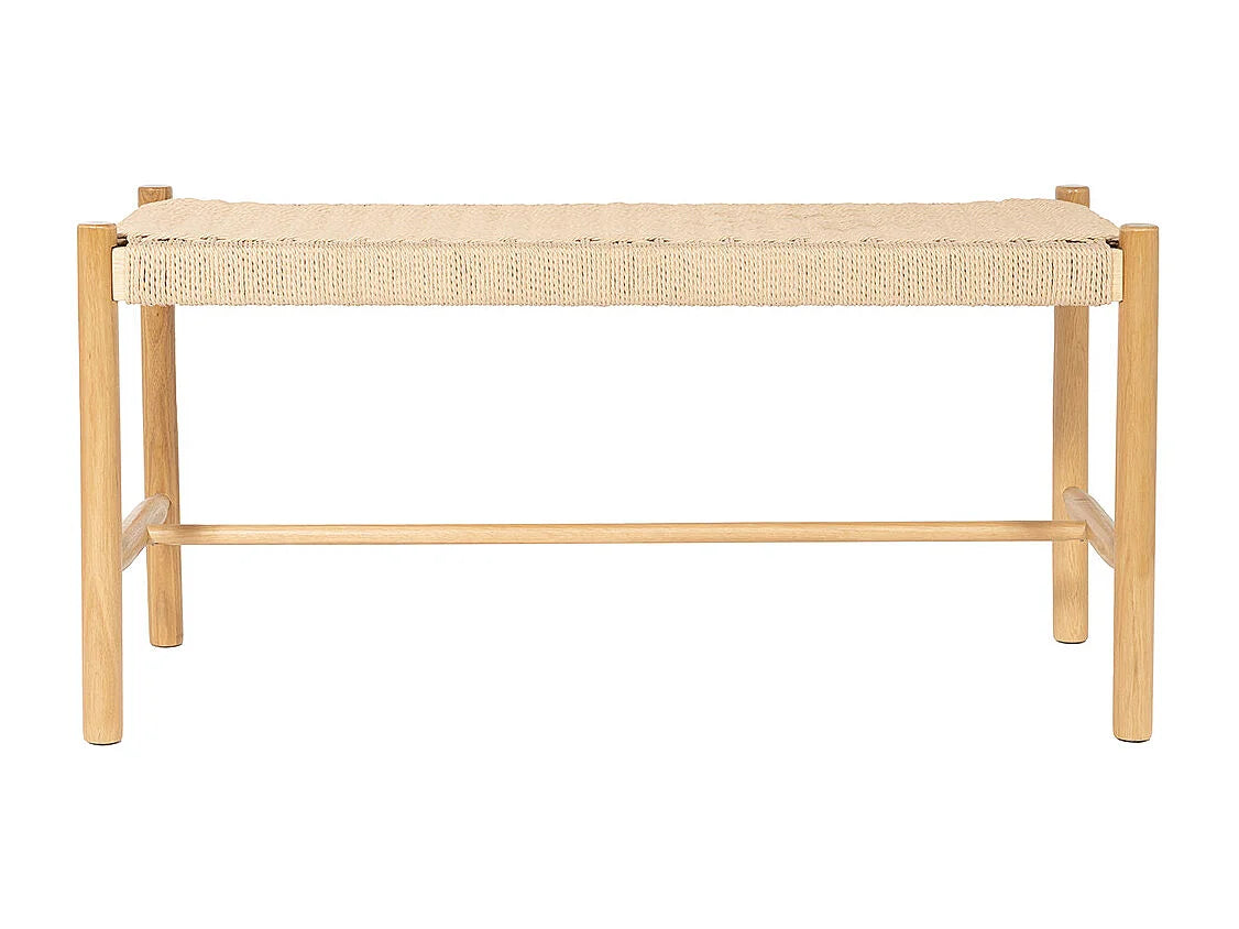 Banc Corde Japandi Bois Clair - Victor