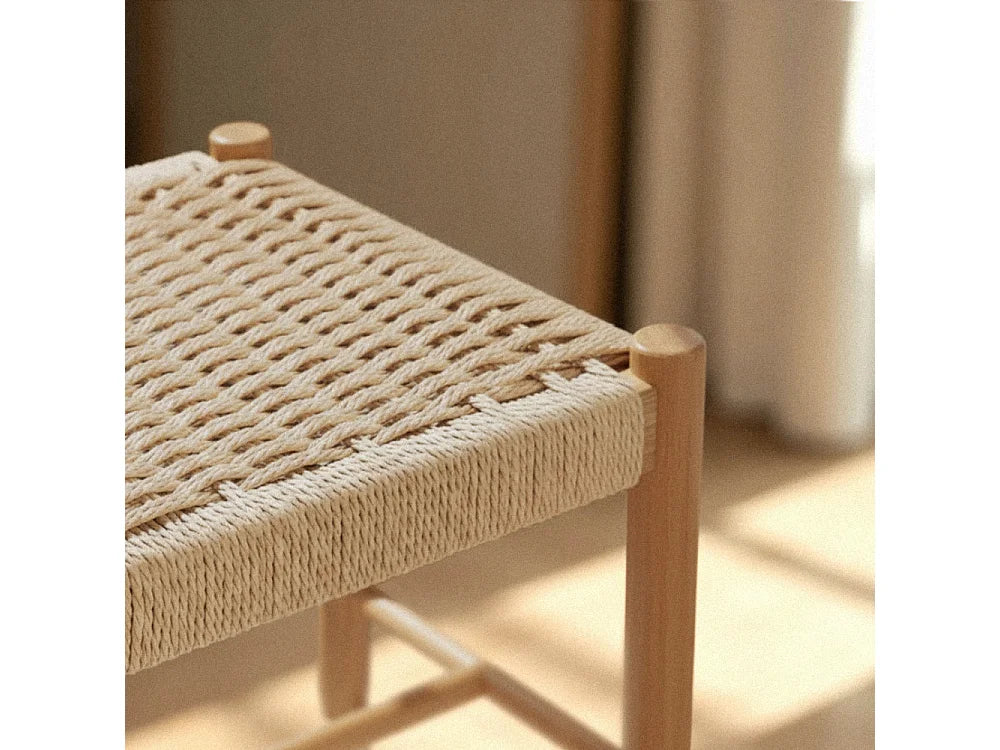 Banc Corde Japandi Bois Clair - Victor