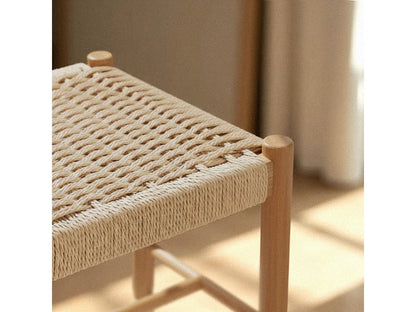 Banc Corde Japandi Bois Clair - Victor