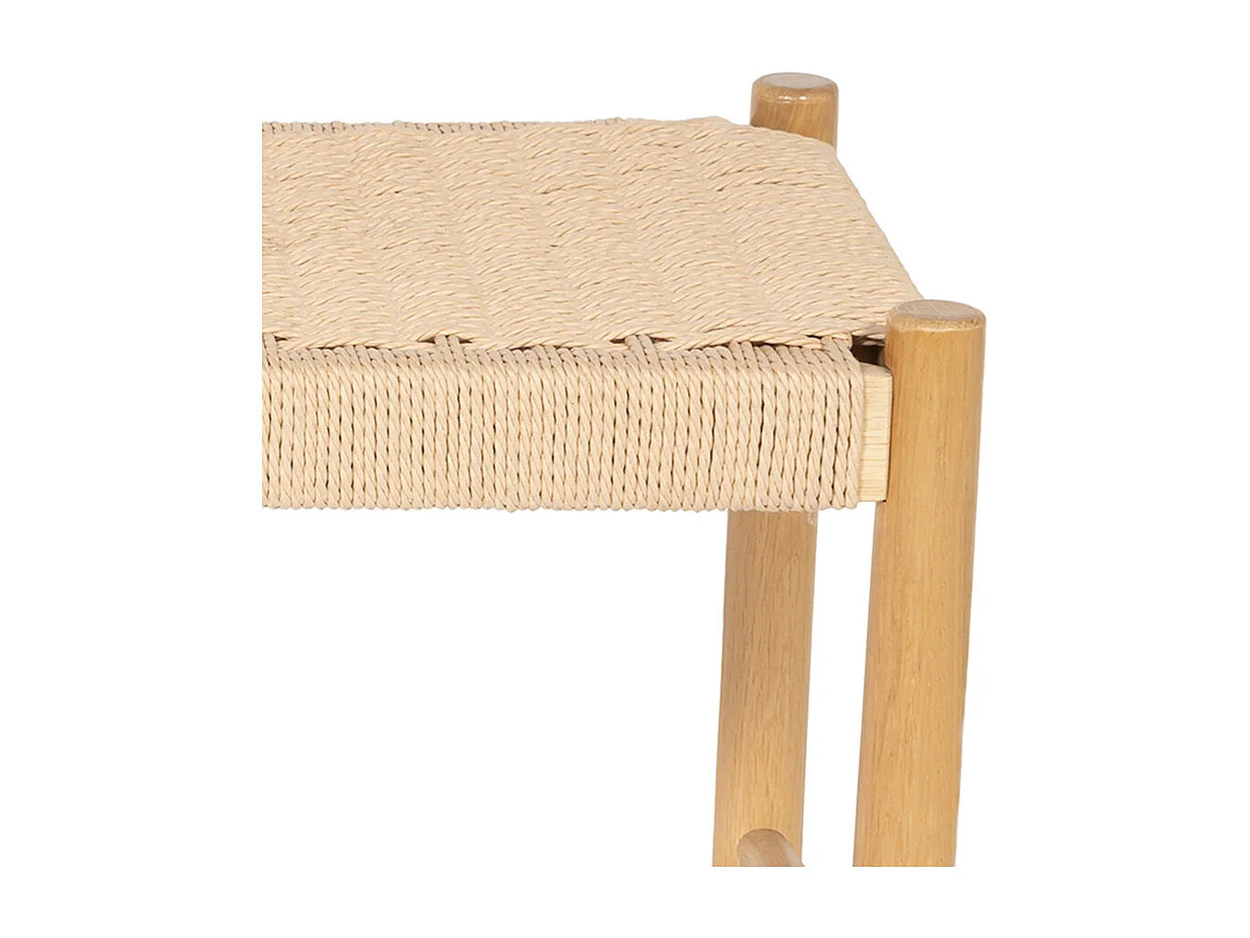 Banc Corde Japandi Bois Clair - Victor