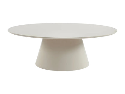 Table Basse Japandi Ovale Beige - Antelada
