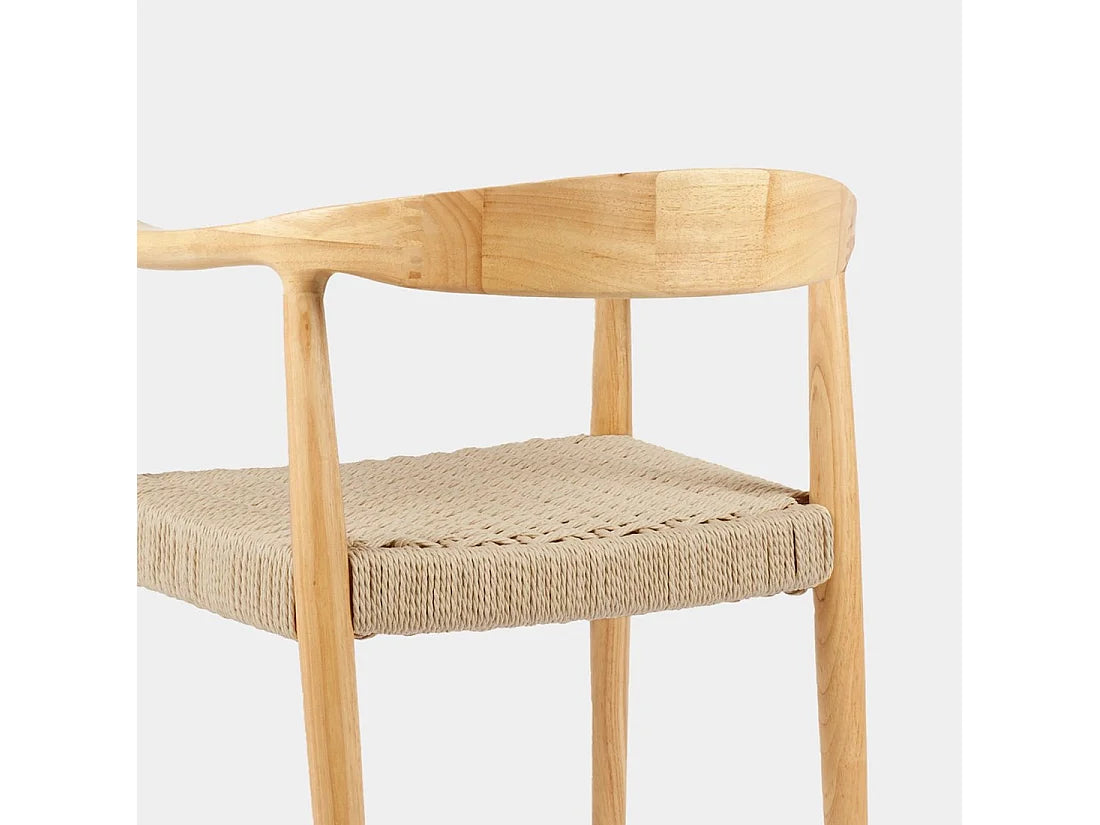 Chaise Salle À Manger Japandi Chêne - Comedor