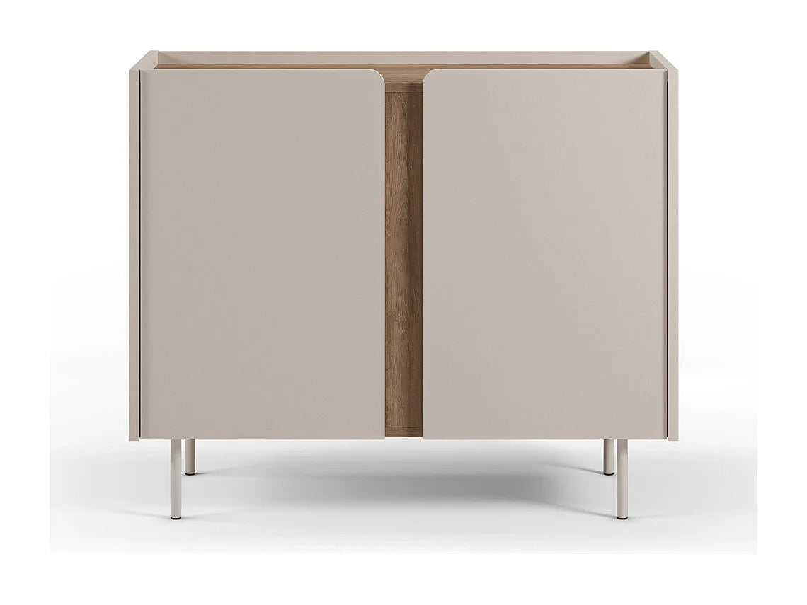 Buffet Bas Japandi Bois Et Métal - Boxy