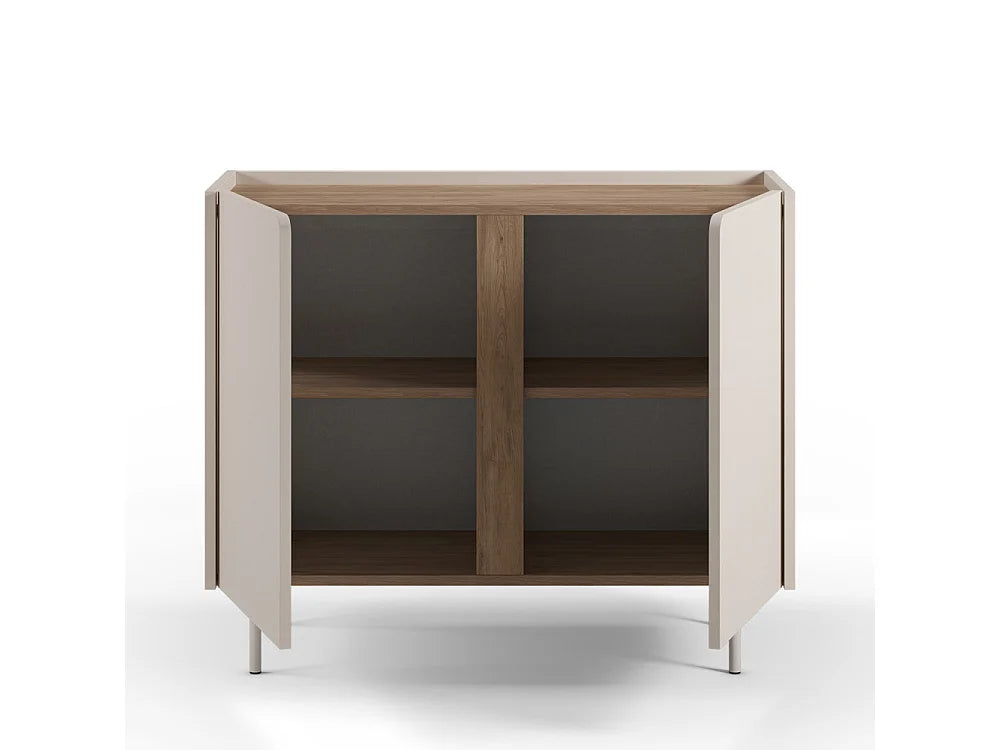 Buffet Bas Japandi Bois Et Métal - Boxy