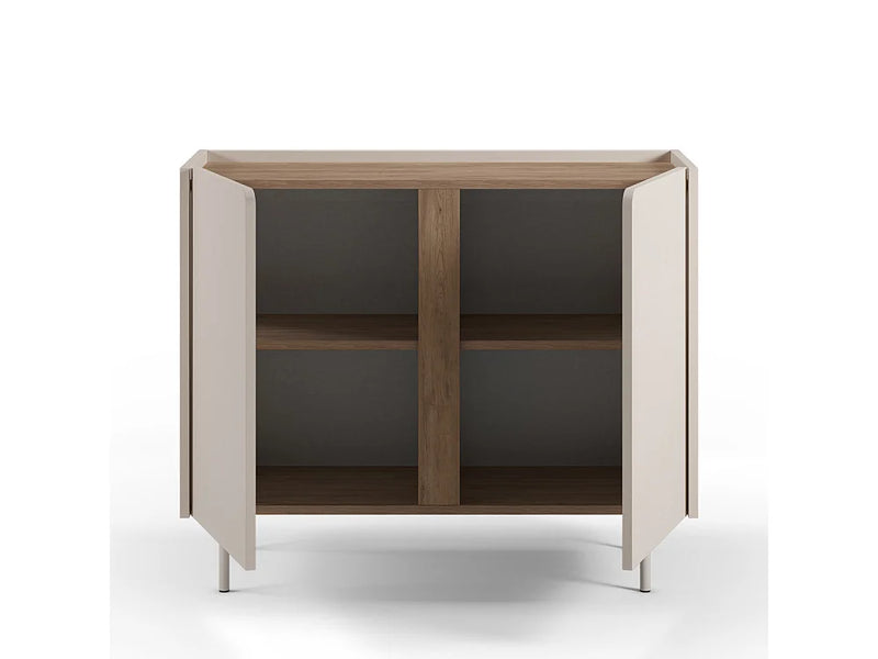Buffet Bas Japandi Bois Et Métal - Boxy