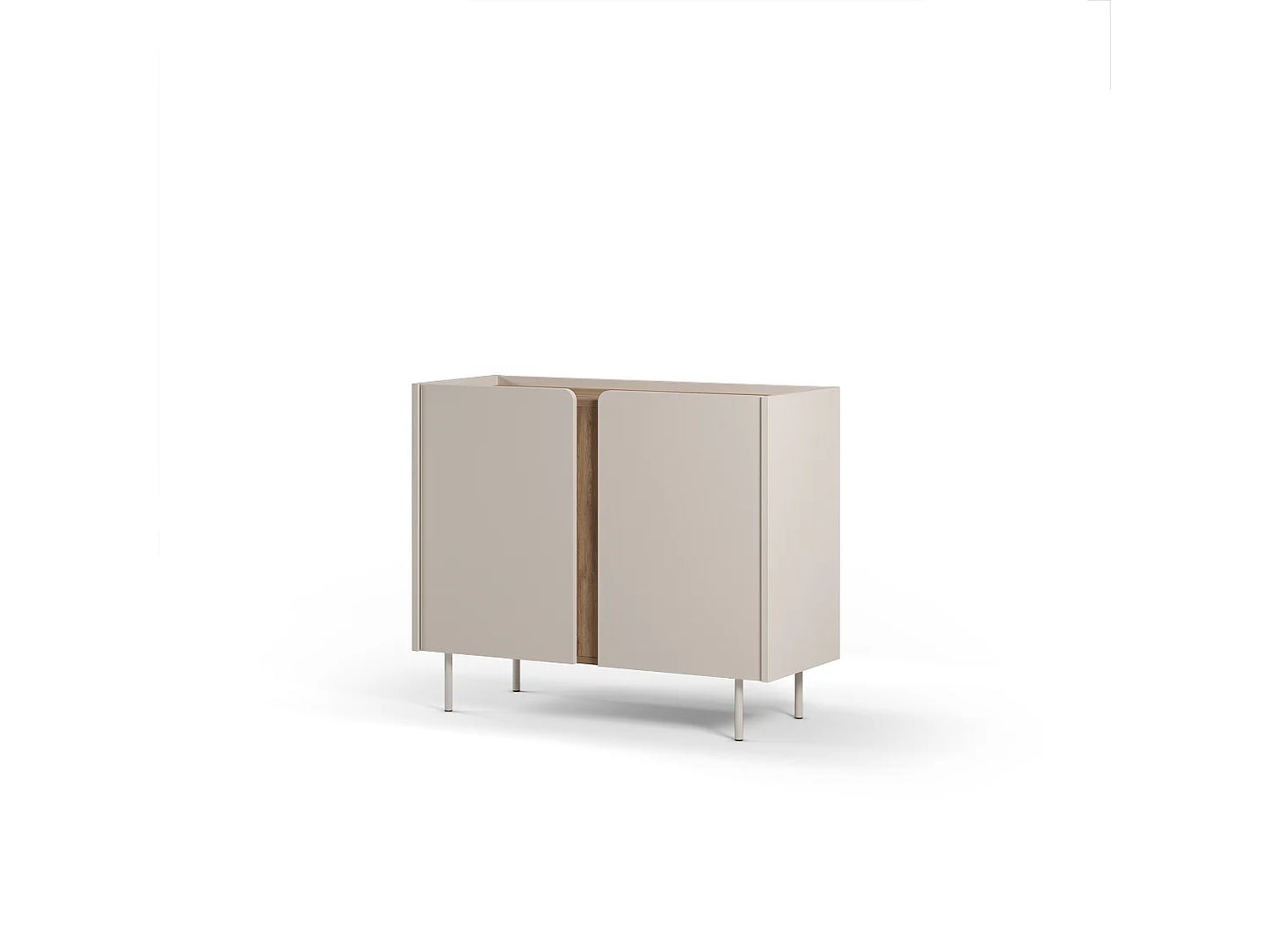 Buffet Bas Japandi Bois Et Métal - Boxy