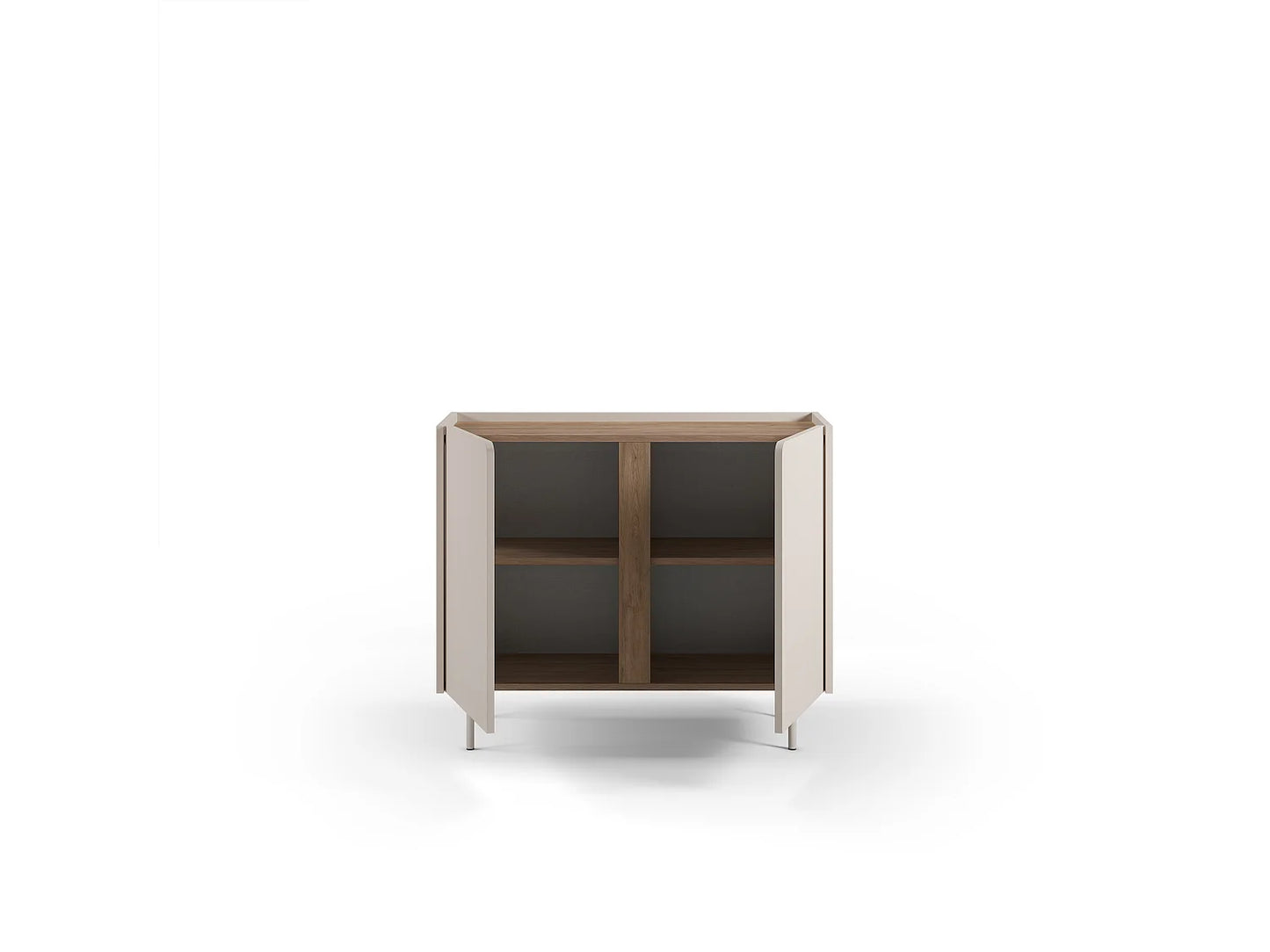 Buffet Bas Japandi Bois Et Métal - Boxy