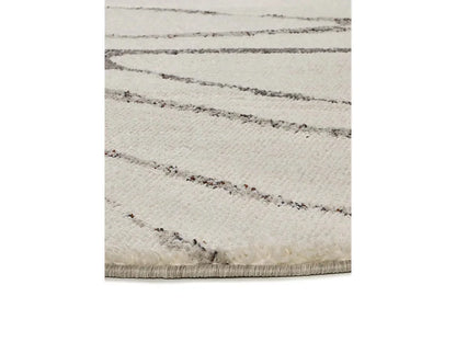 Tapis Japandi Abstrait Blanc Épuré - Niamey