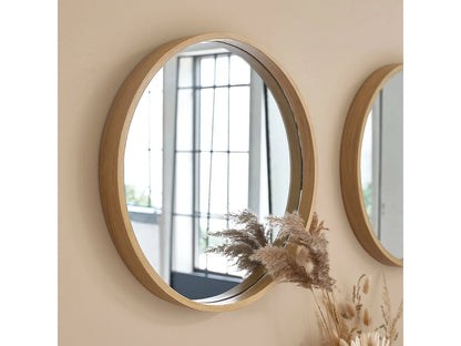 Miroir Minimaliste Japandi Chêne Massif - Chêne