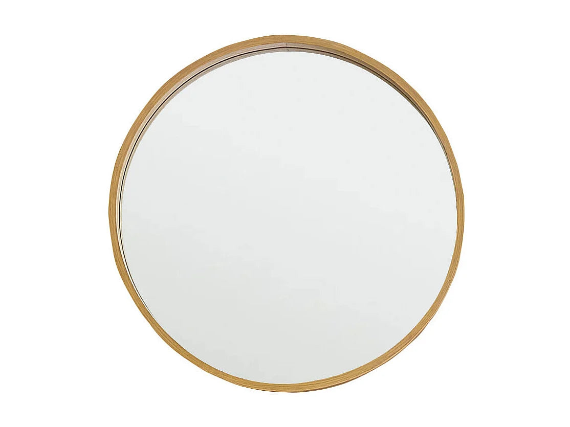 Miroir Minimaliste Japandi Chêne Massif - Chêne