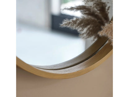 Miroir Minimaliste Japandi Chêne Massif - Chêne