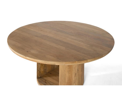 Table Manguier Japandi Plateau Rond 150cm - Manguier