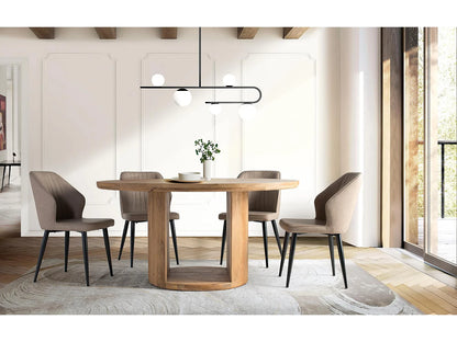 Table Manguier Japandi Plateau Rond 150cm - Manguier